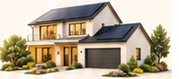Recommended solar home illustration